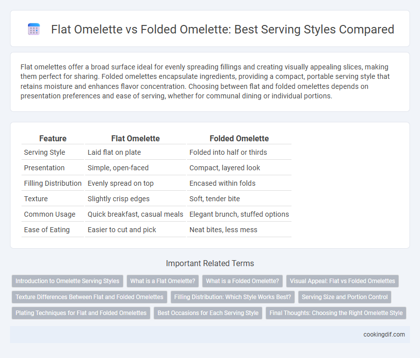 Flat Omelette vs Folded Omelette: Best Serving Styles Compared