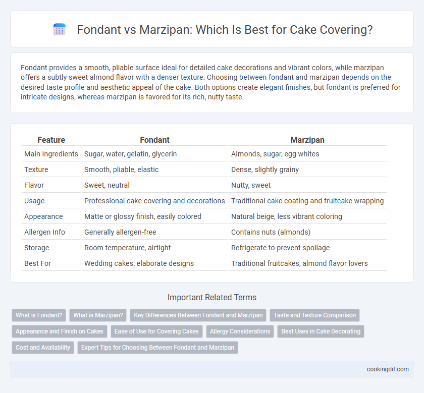 Fondant vs Marzipan: Which Is Best for Cake Covering?