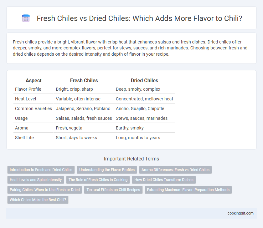 Fresh Chiles vs Dried Chiles: Which Adds More Flavor to Chili?