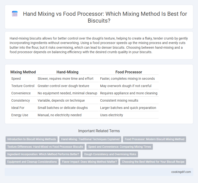 Hand Mixing vs Food Processor: Which Mixing Method Is Best for Biscuits?