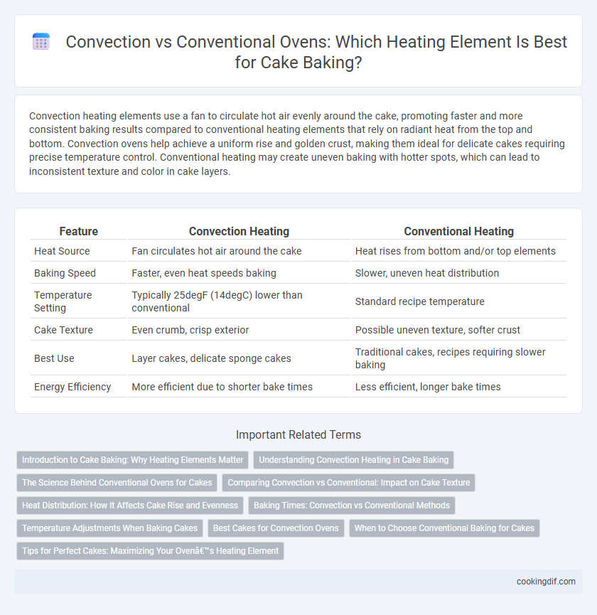 Convection vs Conventional Ovens: Which Heating Element Is Best for Cake Baking?