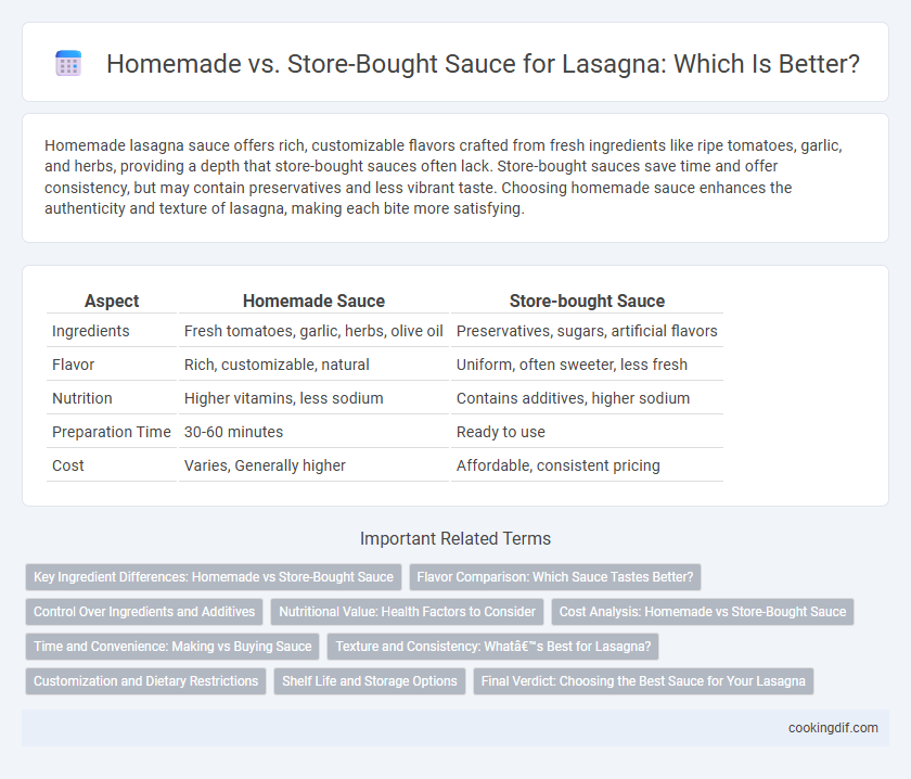Homemade vs. Store-Bought Sauce for Lasagna: Which Is Better?
