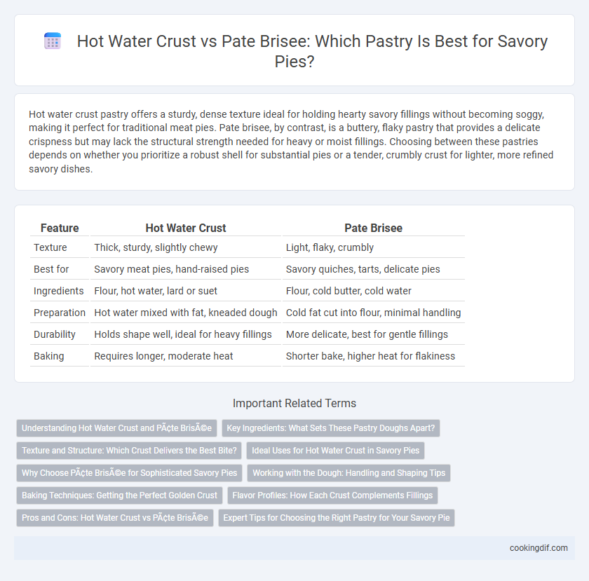 Hot Water Crust vs Pate Brisee: Which Pastry Is Best for Savory Pies?
