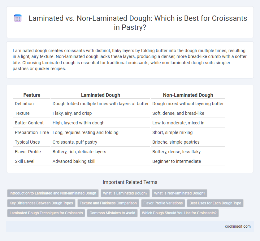 Laminated vs. Non-Laminated Dough: Which is Best for Croissants in Pastry?