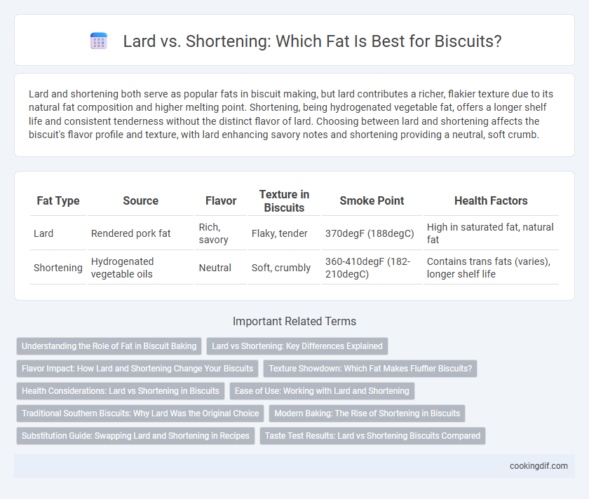 Lard vs. Shortening: Which Fat Is Best for Biscuits?