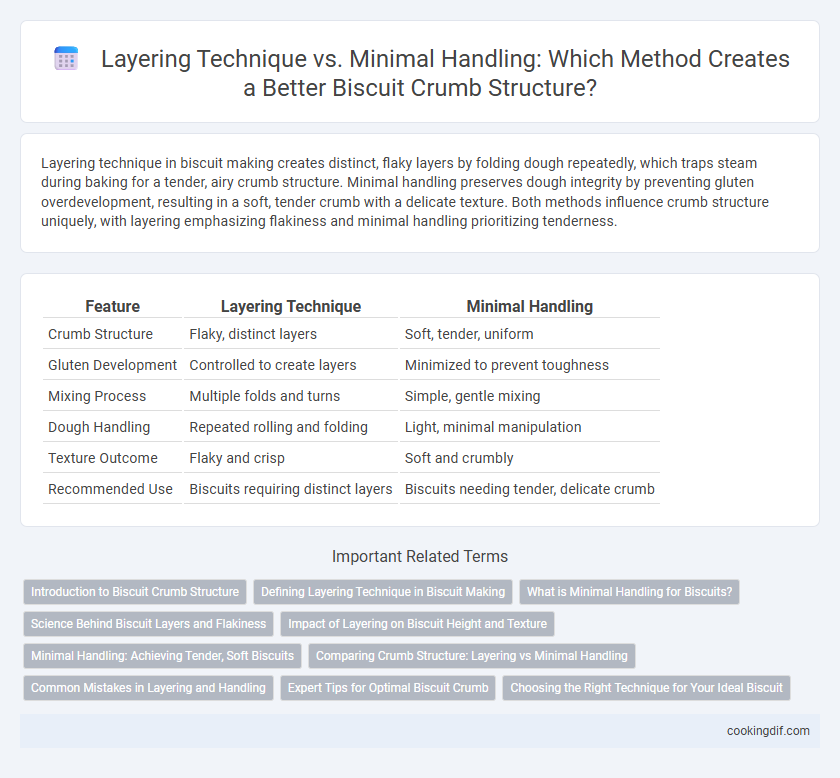Layering Technique vs. Minimal Handling: Which Method Creates a Better Biscuit Crumb Structure?
