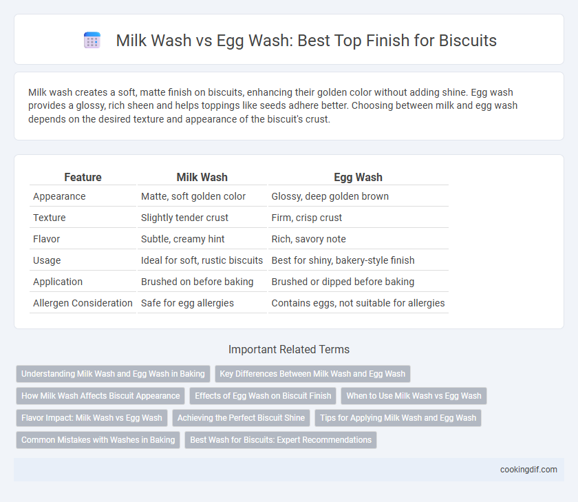 Milk Wash vs Egg Wash: Best Top Finish for Biscuits