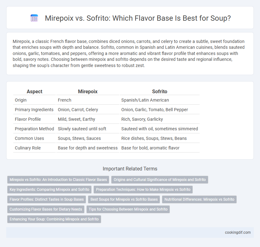 Mirepoix vs. Sofrito: Which Flavor Base Is Best for Soup?