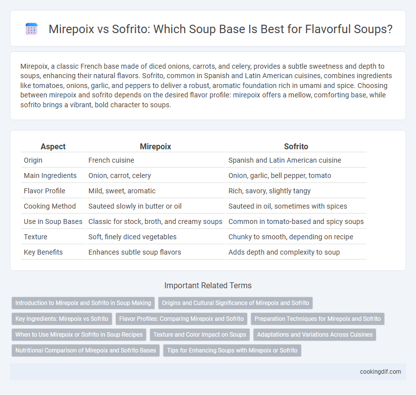 Mirepoix vs Sofrito: Which Soup Base Is Best for Flavorful Soups?