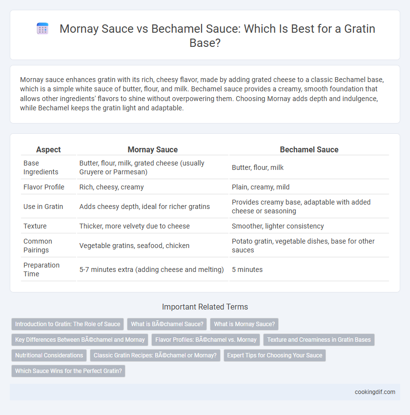 Mornay Sauce vs Bechamel Sauce: Which Is Best for a Gratin Base?