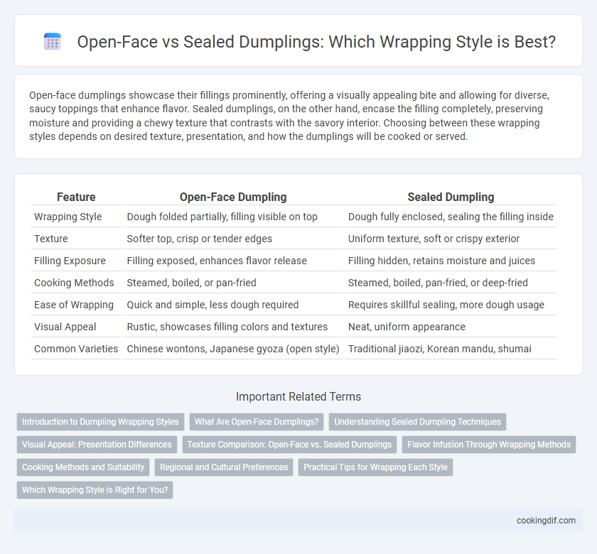 Open-Face vs Sealed Dumplings: Which Wrapping Style is Best?
