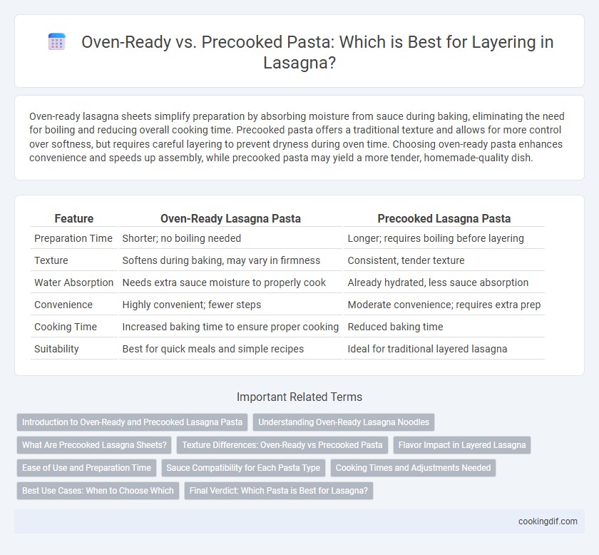 Oven-Ready vs. Precooked Pasta: Which is Best for Layering in Lasagna?