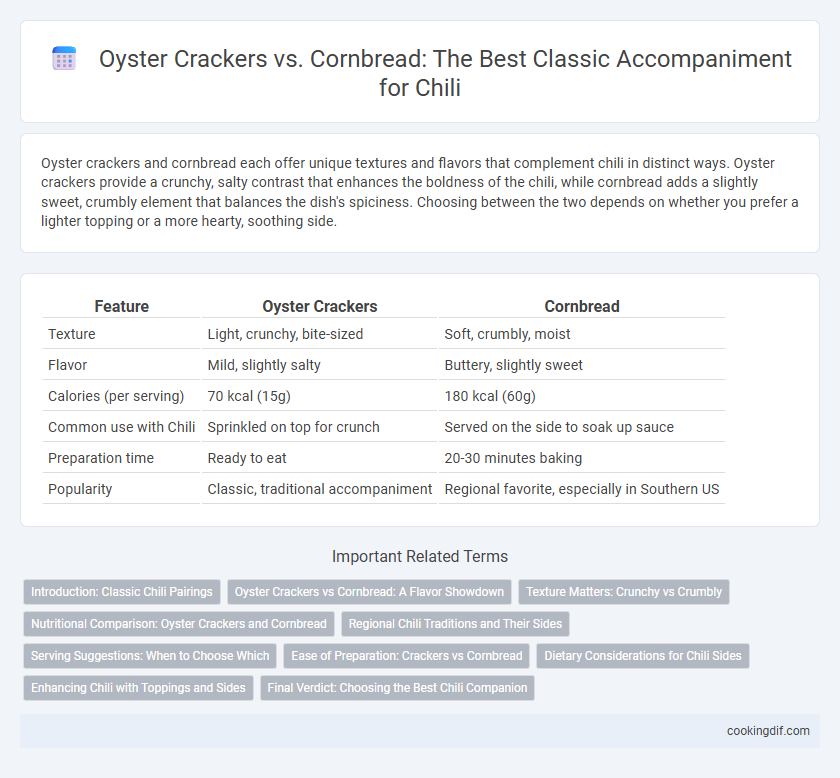 Oyster Crackers vs. Cornbread: The Best Classic Accompaniment for Chili