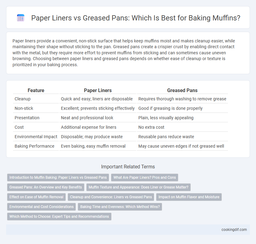 Paper Liners vs Greased Pans: Which Is Best for Baking Muffins?