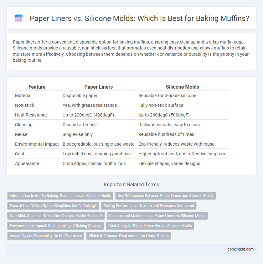 Paper Liners vs. Silicone Molds: Which Is Best for Baking Muffins?