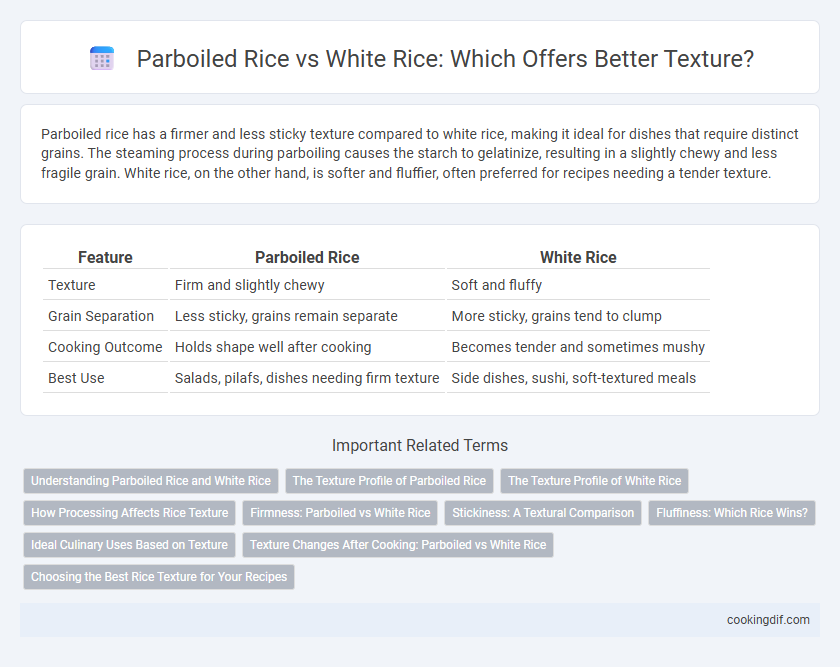 Parboiled Rice vs White Rice: Which Offers Better Texture?