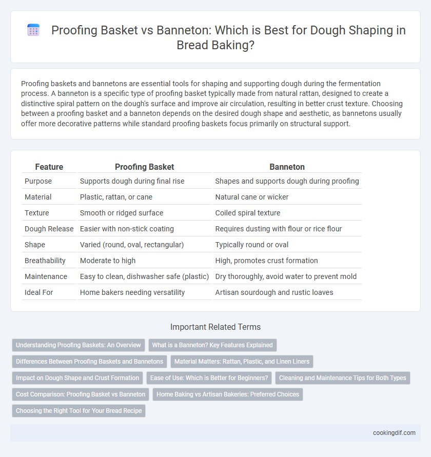 Proofing Basket vs Banneton: Which is Best for Dough Shaping in Bread Baking?