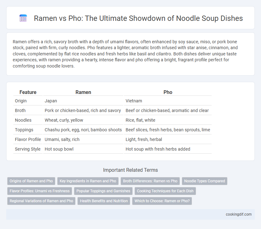 Ramen vs Pho: The Ultimate Showdown of Noodle Soup Dishes