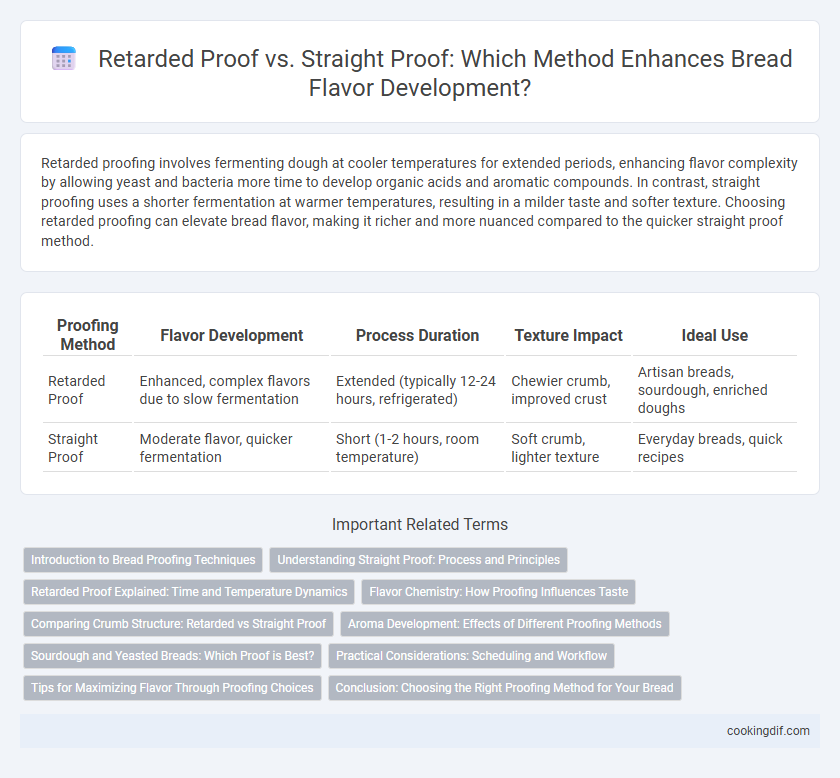 Retarded Proof vs. Straight Proof: Which Method Enhances Bread Flavor Development?