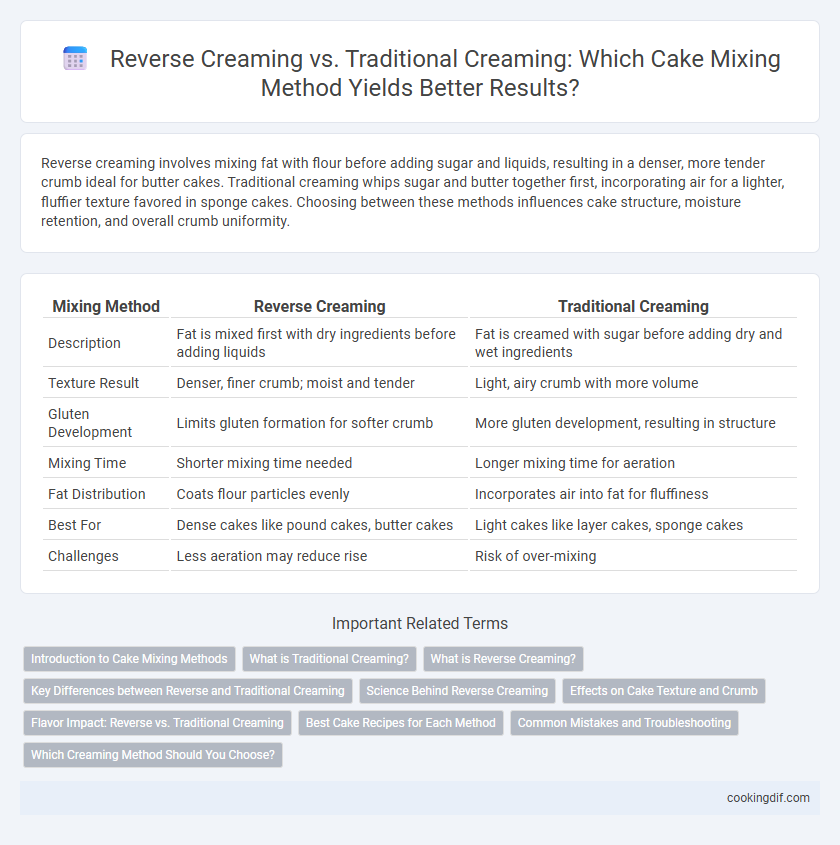 Reverse Creaming vs. Traditional Creaming: Which Cake Mixing Method Yields Better Results?