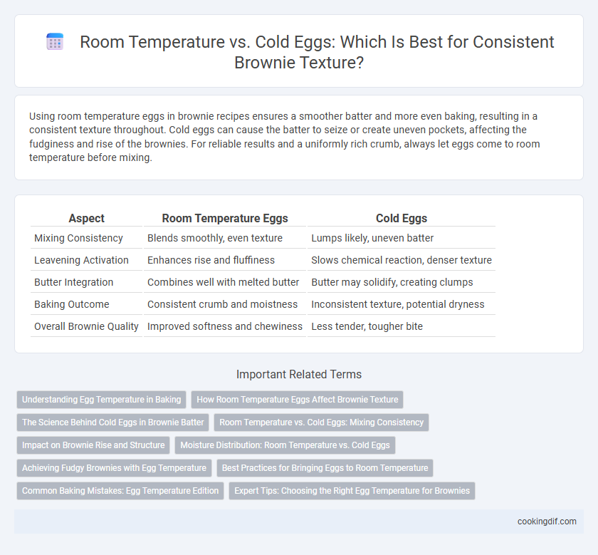 Room Temperature vs. Cold Eggs: Which Is Best for Consistent Brownie Texture?