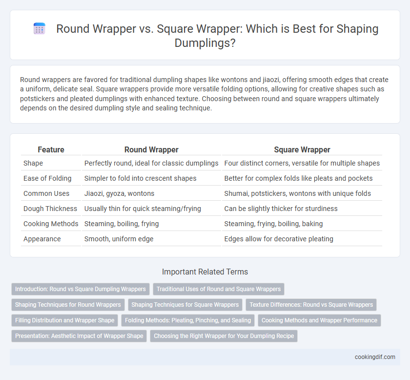Round Wrapper vs. Square Wrapper: Which is Best for Shaping Dumplings?