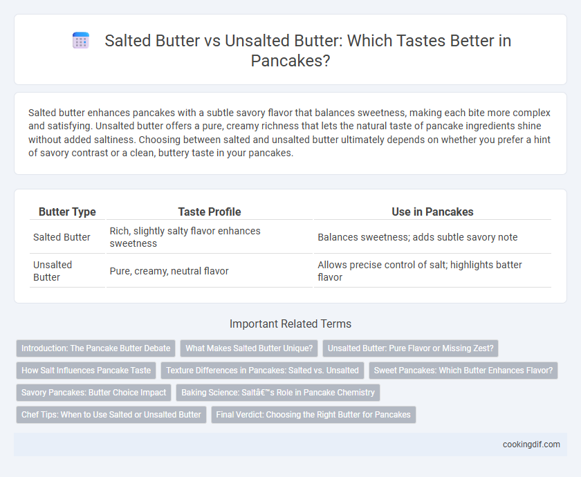 Salted Butter vs Unsalted Butter: Which Tastes Better in Pancakes?