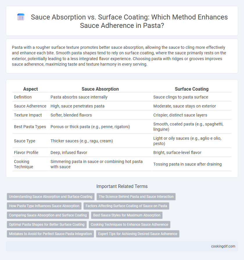 Sauce Absorption vs. Surface Coating: Which Method Enhances Sauce Adherence in Pasta?