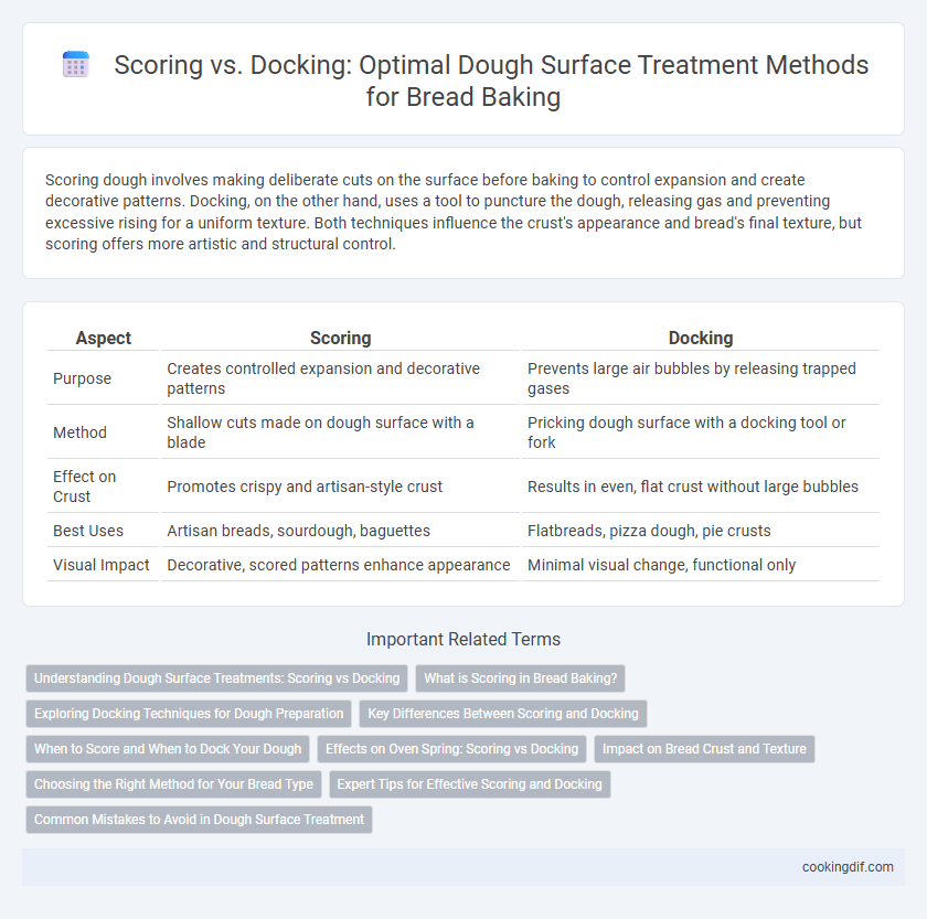 Scoring vs. Docking: Optimal Dough Surface Treatment Methods for Bread Baking