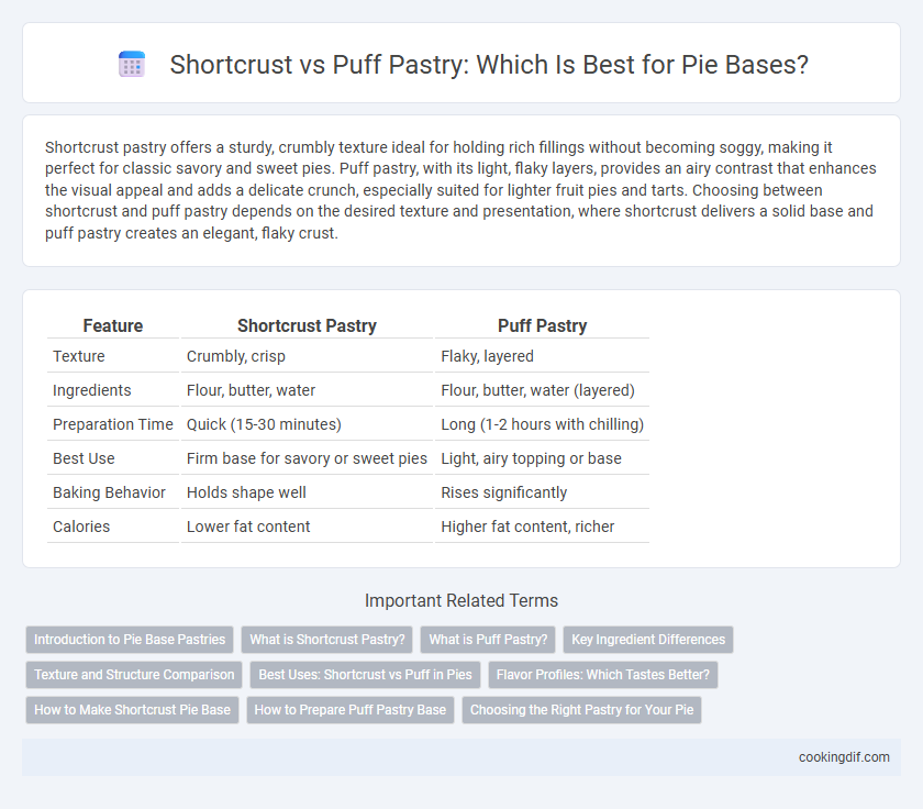 Shortcrust vs Puff Pastry: Which Is Best for Pie Bases?