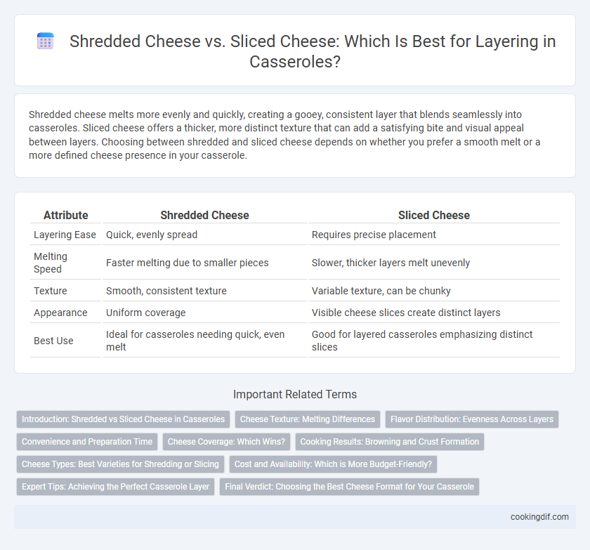 Shredded Cheese vs. Sliced Cheese: Which Is Best for Layering in Casseroles?