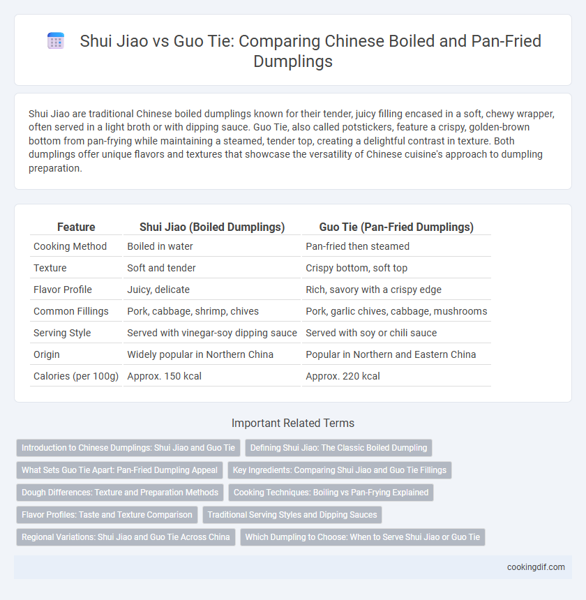 Shui Jiao vs Guo Tie: Comparing Chinese Boiled and Pan-Fried Dumplings