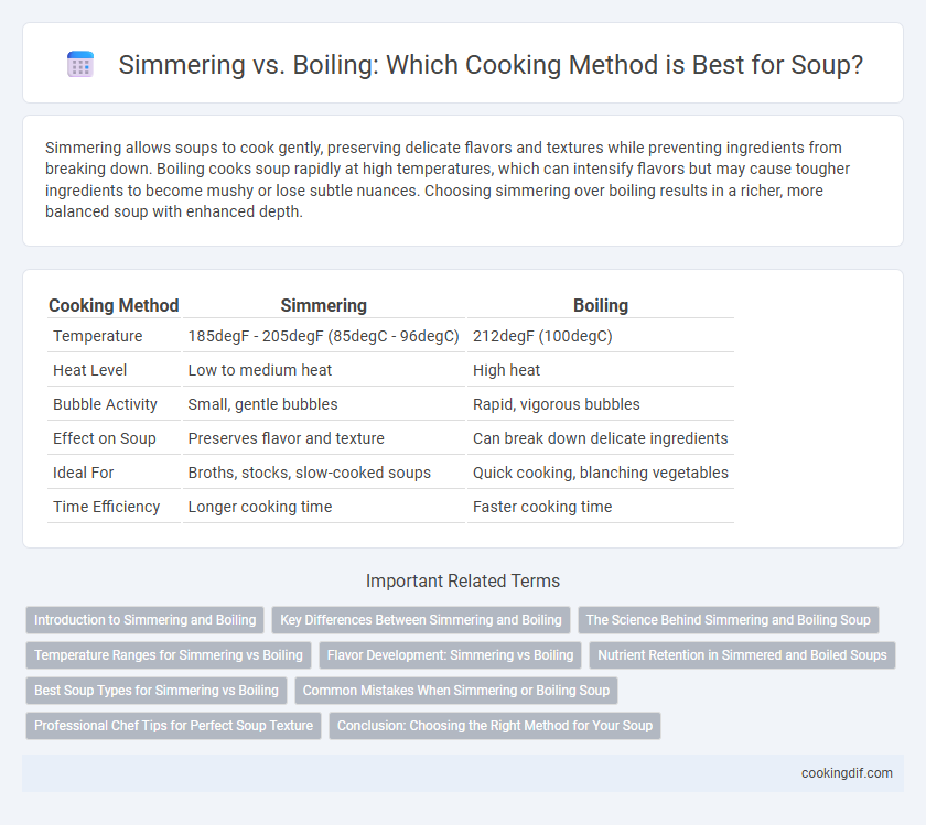 Simmering vs. Boiling: Which Cooking Method is Best for Soup?