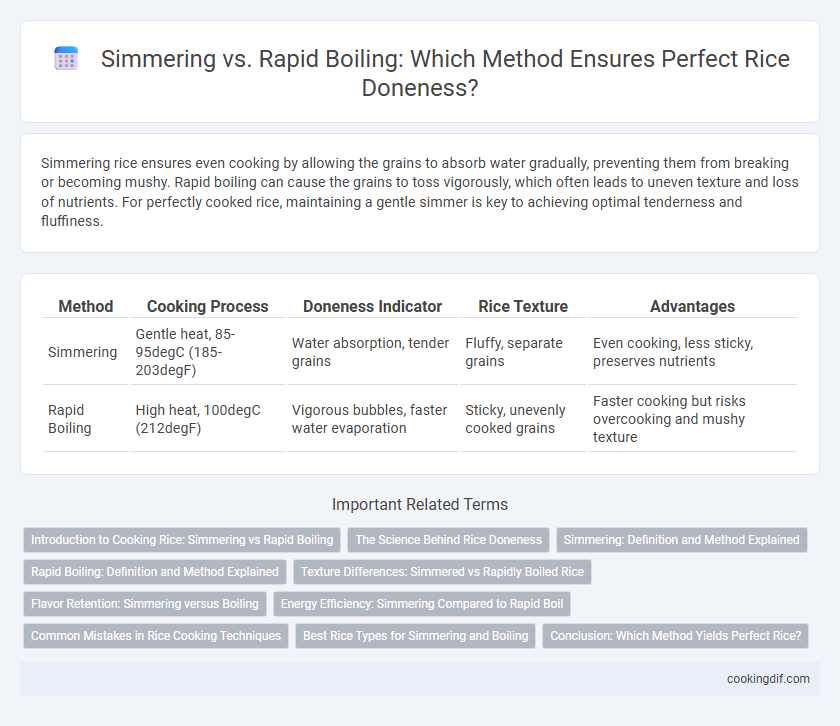 Simmering vs. Rapid Boiling: Which Method Ensures Perfect Rice Doneness?