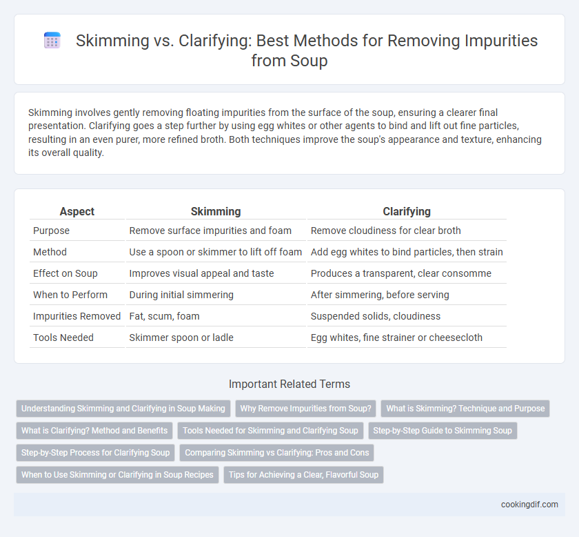 Skimming vs. Clarifying: Best Methods for Removing Impurities from Soup