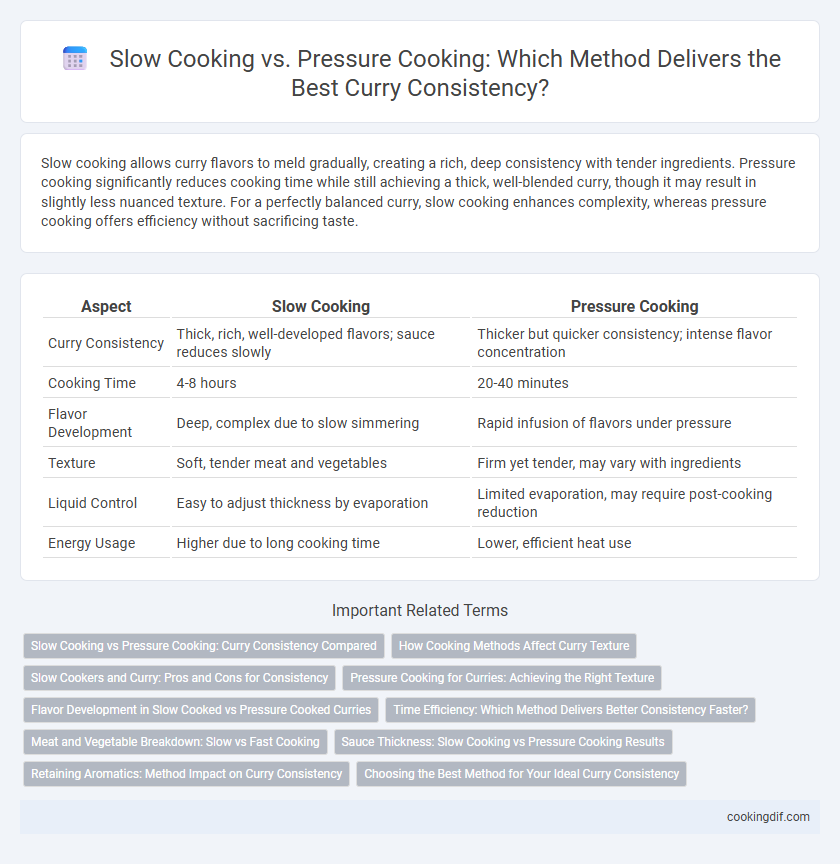 Slow Cooking vs. Pressure Cooking: Which Method Delivers the Best Curry Consistency?
