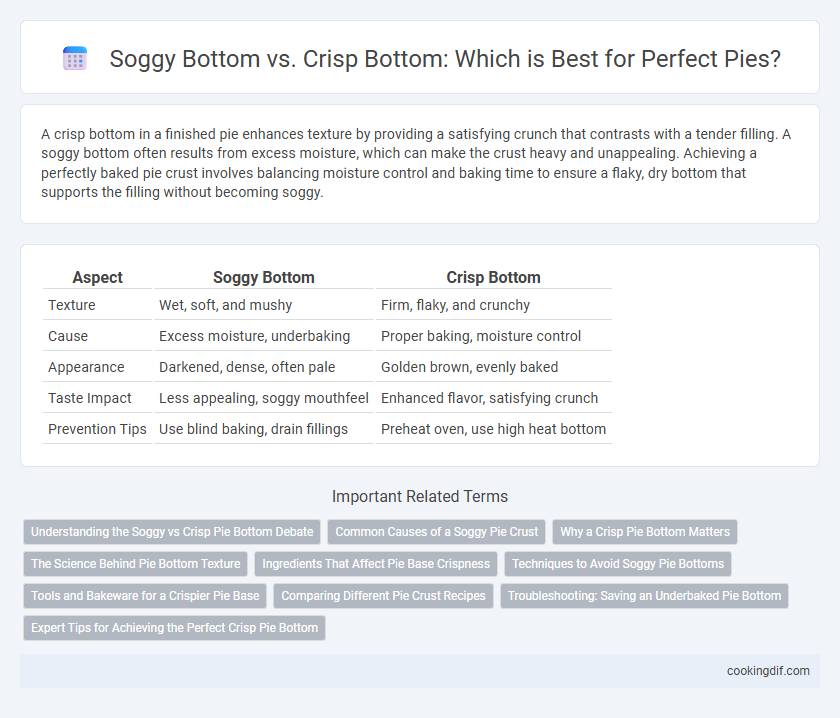 Soggy Bottom vs. Crisp Bottom: Which is Best for Perfect Pies?