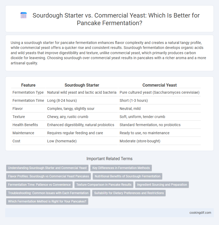 Sourdough Starter vs. Commercial Yeast: Which Is Better for Pancake Fermentation?