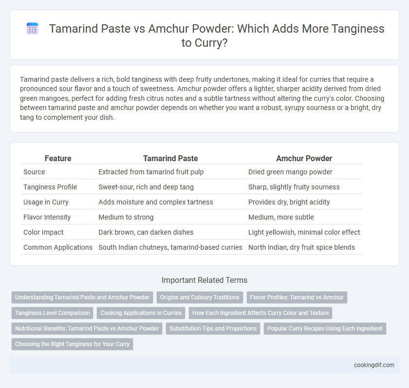 Tamarind Paste vs Amchur Powder: Which Adds More Tanginess to Curry?