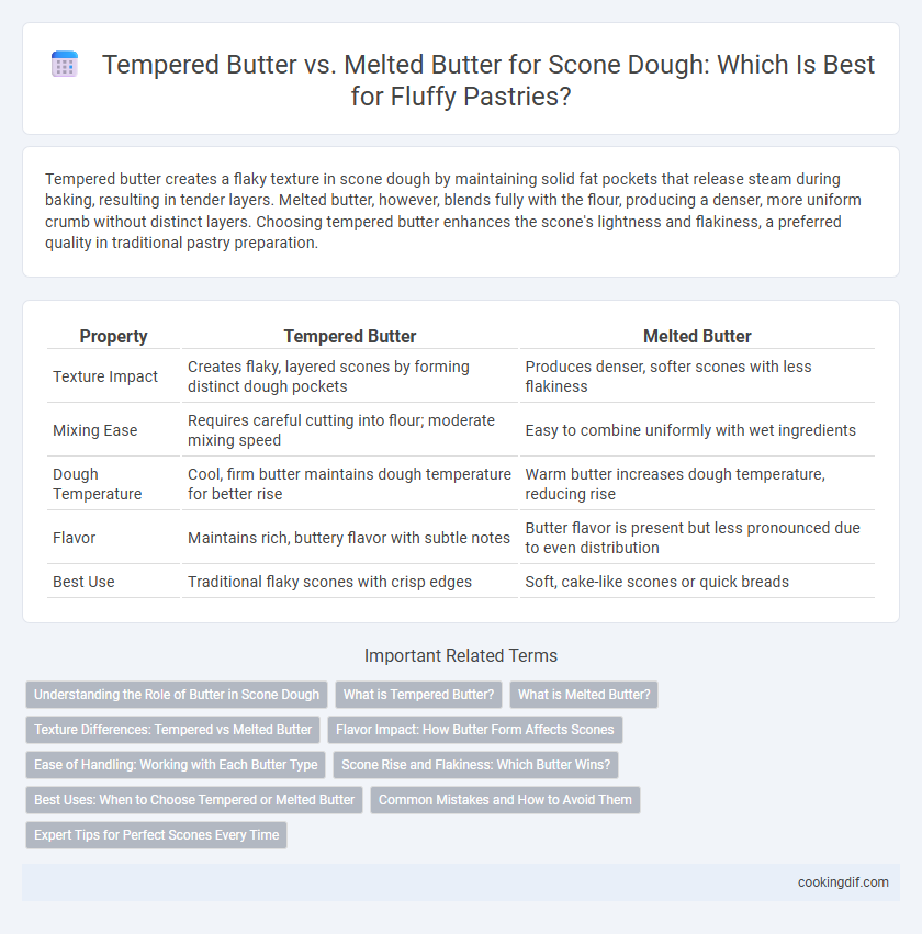 Tempered Butter vs. Melted Butter for Scone Dough: Which Is Best for Fluffy Pastries?