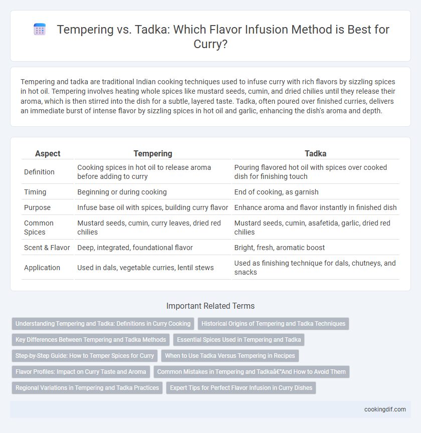 Tempering vs. Tadka: Which Flavor Infusion Method is Best for Curry?
