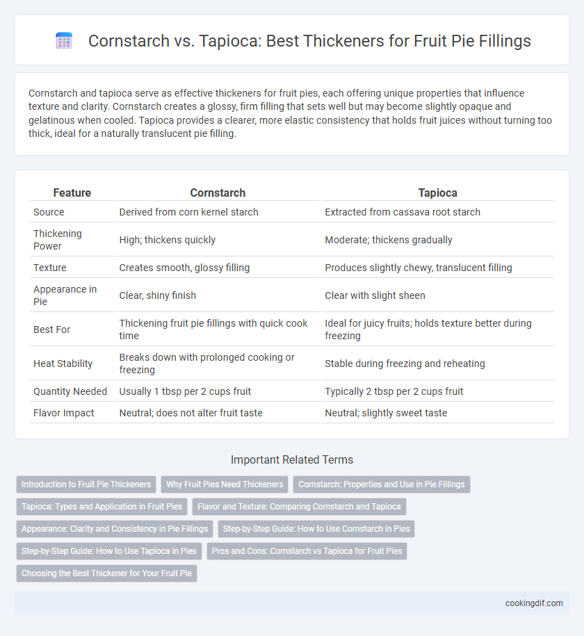 Cornstarch vs. Tapioca: Best Thickeners for Fruit Pie Fillings