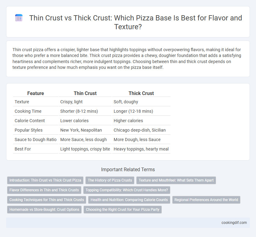 Thin Crust vs Thick Crust: Which Pizza Base Is Best for Flavor and Texture?