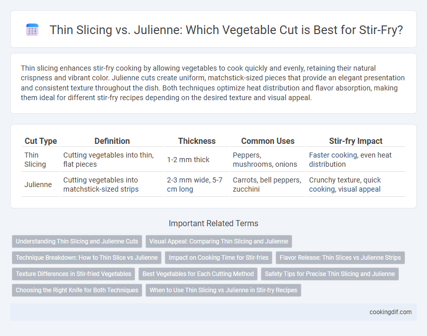 Thin Slicing vs. Julienne: Which Vegetable Cut is Best for Stir-Fry?