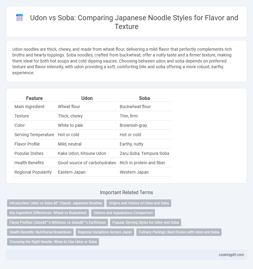 Udon vs Soba: Comparing Japanese Noodle Styles for Flavor and Texture