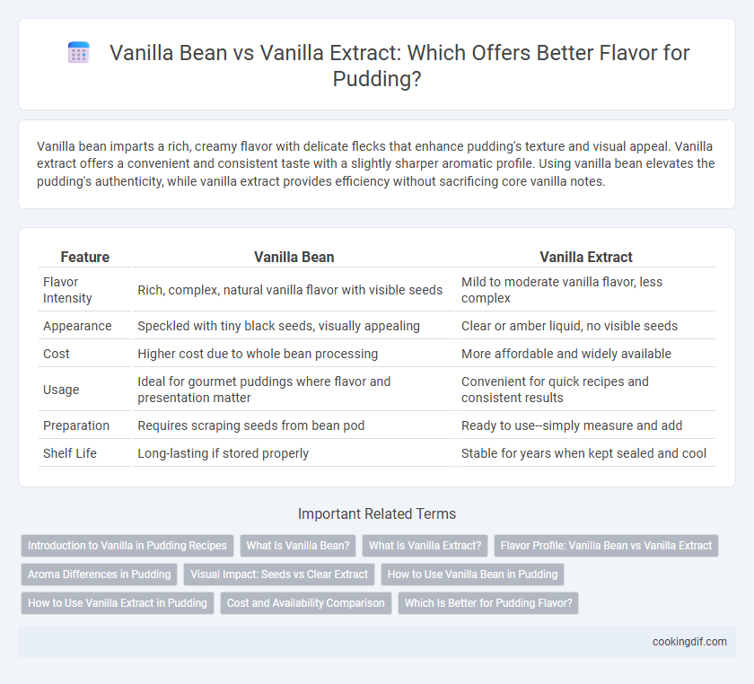 Vanilla Bean vs Vanilla Extract: Which Offers Better Flavor for Pudding?