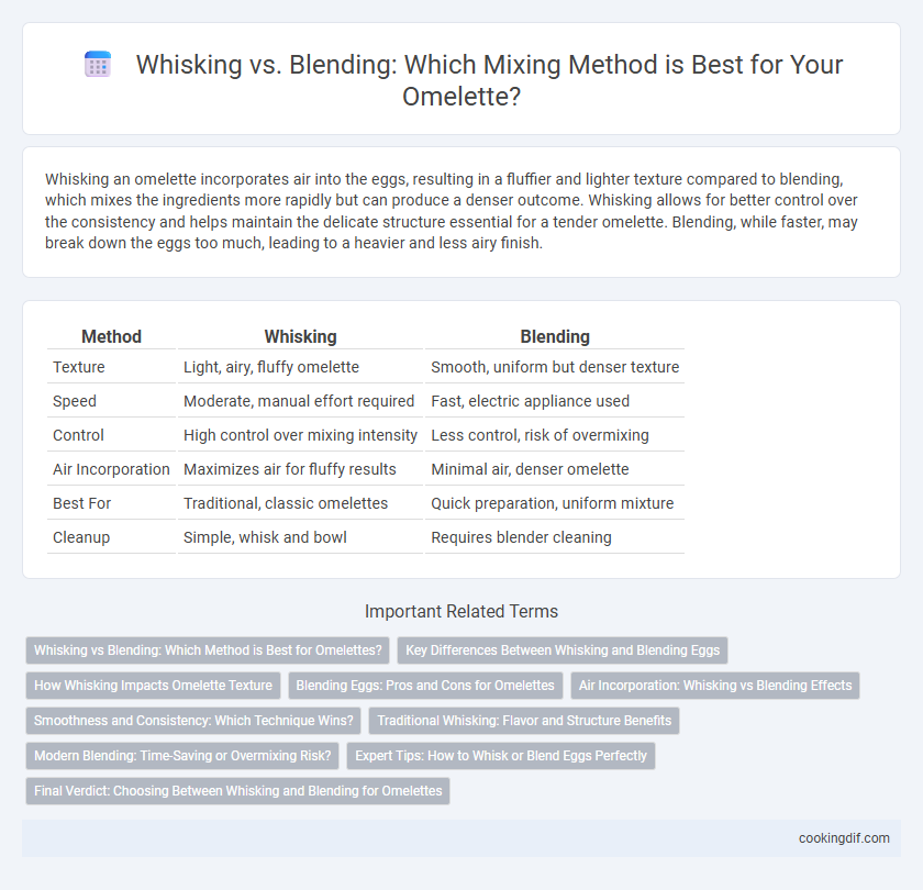 Whisking vs. Blending: Which Mixing Method is Best for Your Omelette?