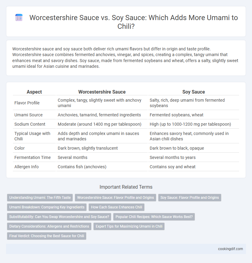 Worcestershire Sauce vs. Soy Sauce: Which Adds More Umami to Chili?