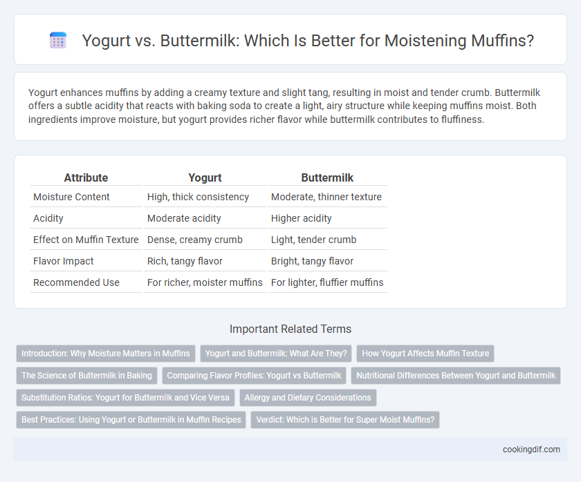 Yogurt vs. Buttermilk: Which Is Better for Moistening Muffins?
